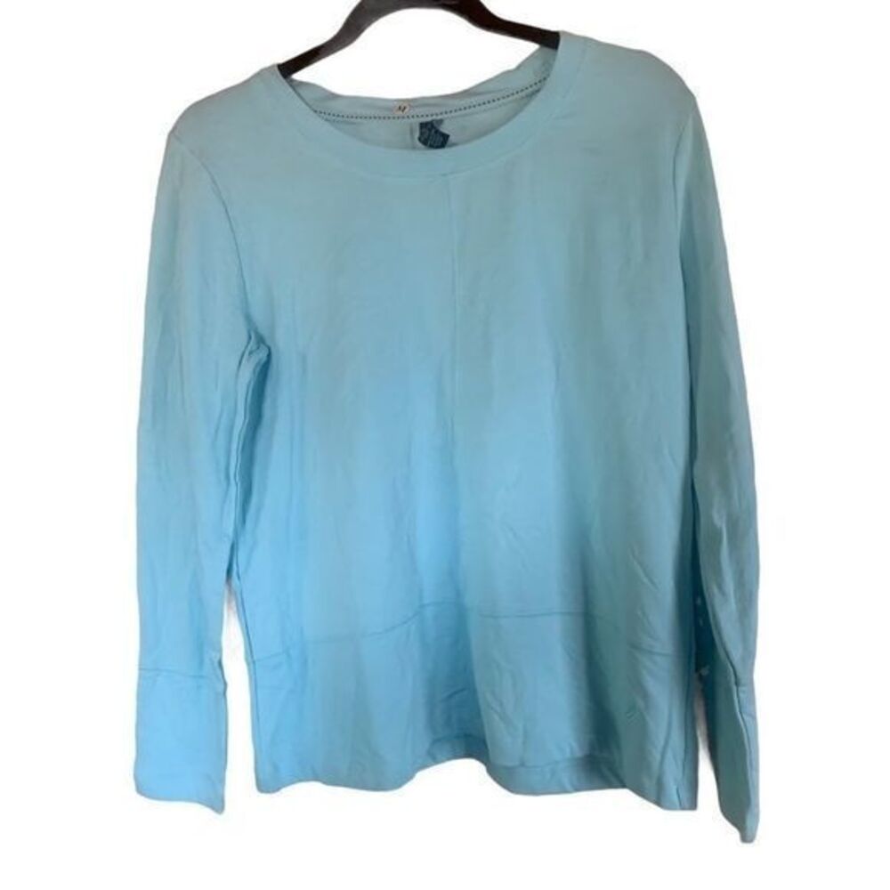 Rue 21 Long Sleeve T-Shirt Lightweight Blue Casual Womens Rayon Size Medium